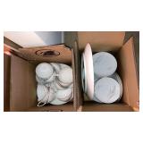 2 boxes platinum wheat fine china set Japan