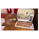 Miniature Flower shop & bistro set w/damage