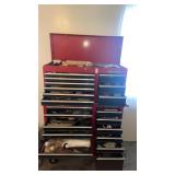 Craftsman tool box on wheels with tools