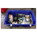 Sterilite latching tub of books asst