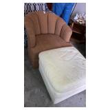Swivel easy Chair & ottoman
