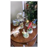 Bird music boxes, shell plane, penn state clock