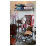 5-tier metal storage shelving rack- contents