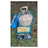 Air tank and tools lot