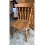 Maple drop-leaf dining table & 6 chairs