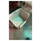 2 Sterilite plastic storage