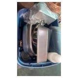 Tub lot of kitchen items