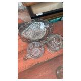 Glass candy dishes