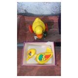 Wind up plastic ducks