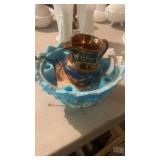 Custard glass by Fenton