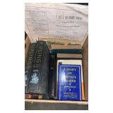 Box lot of books