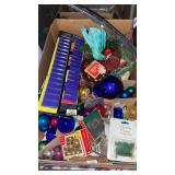 Box lot of Christmas ornaments