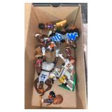 Box lot of sports toys