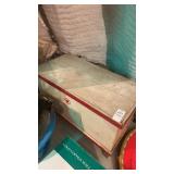 Small painted wood chest