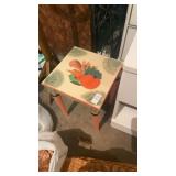 Painted plant stand garden