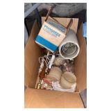 Box lot of lights and parts