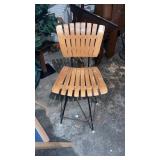 Bar height swivel chair