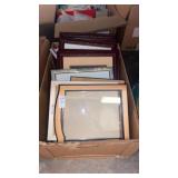 Box a lot of pictures in frames