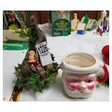 Santa mug and Santa in tree decoration