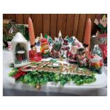 Candle lot Vintage  Merry Christmas sign