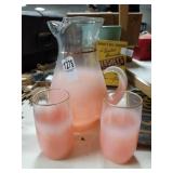 50s pitcher & glasses