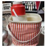 Picnic jugs & cooler