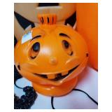 Blow mold jack-o-lantern