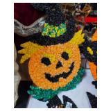 Popcorn art green witch / Pumkin
