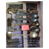 Silver flat ware in box