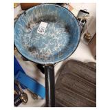 Enaml blue fry pan