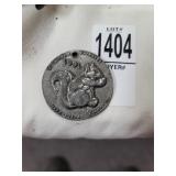 1991 Colorado state squirrel rifle champion metal