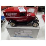 Diecast model a delivery van Bank Cheerwine soft