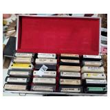8 track tapes in case