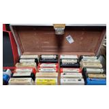 8 track tapes in case