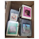 8 track tapes in box