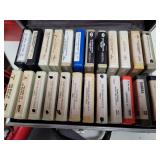 8 track tapes in case
