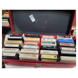 8 track tapes in case