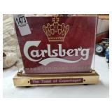 Carlsberg beer lighted register display