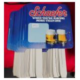 Schaefer beer table advertising lot