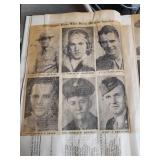 Mine safety book with ww2 cut outs inside