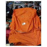 Fluorescent orange back pack