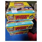 4 boxes Desert Storm trading cards
