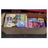 Box of baseball card magazines