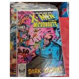 Stack of Marvel Marvel comic books