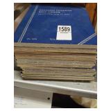 Is stack of empty coin books