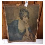 Frameable flapper print