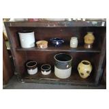 2 shelf solid wood unit no contents