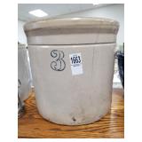 3 gallon crock with crack