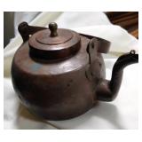 Coppersmith handmade 19th Century Tea Kettle