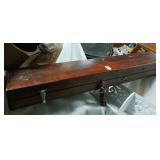 Vintage wooden gun case